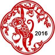 2016 Chinese Monkey Year