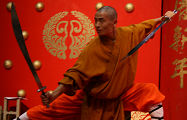 Shaolin monks double blades