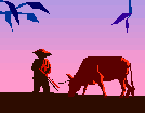 farmer and Ox