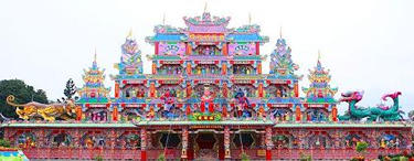 Chinese Ghost Festival Altar